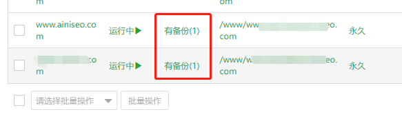 网站安全备份操作